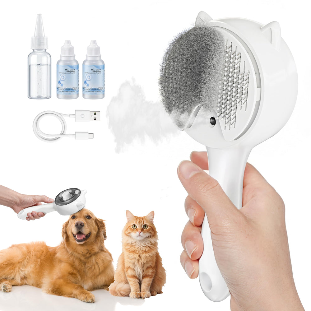 IAULF brosse vue de face montrant design ergonomique pour toilettage facile
