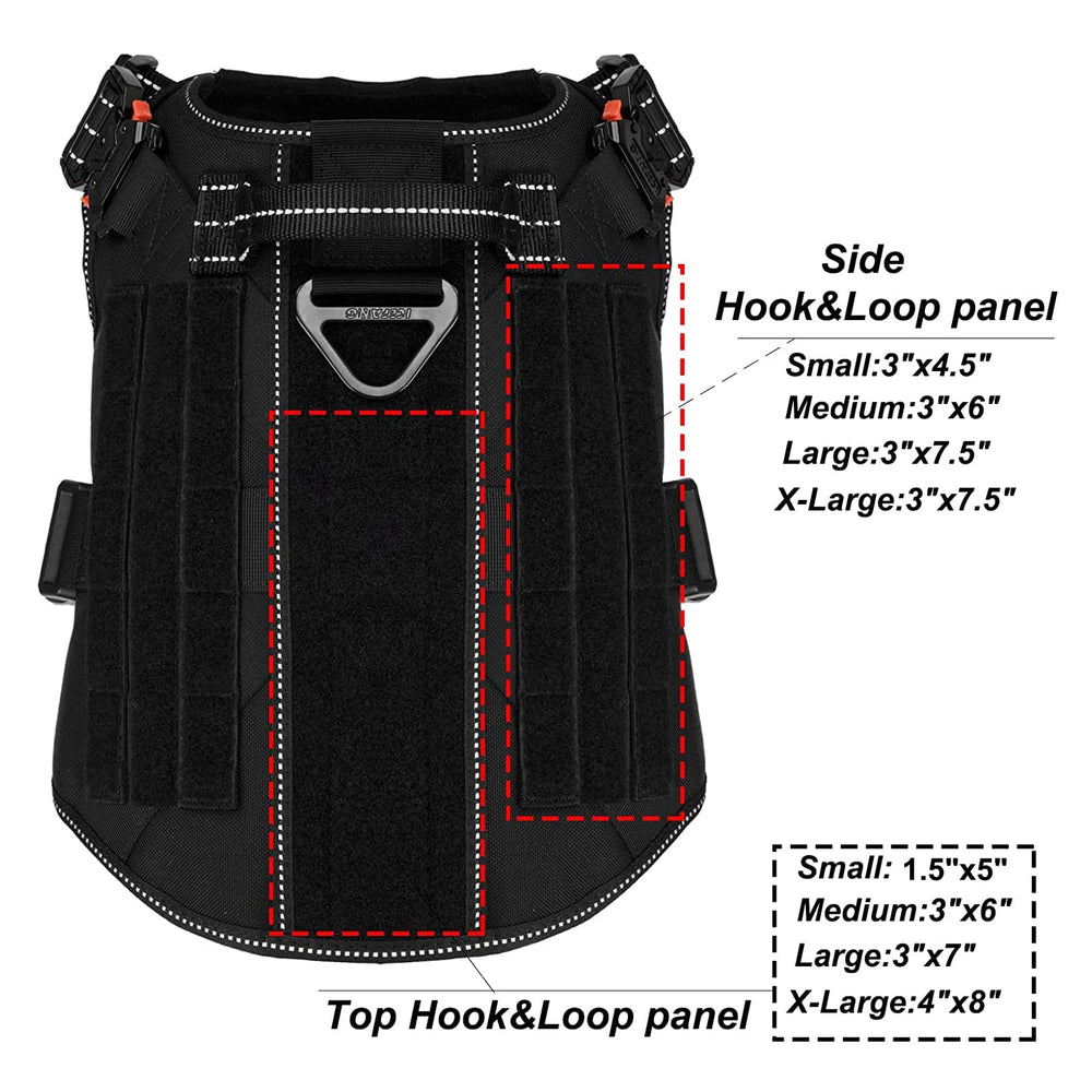 ICEFANG harnais côtés avec sangles Molle pour transporter accessoires pratiques