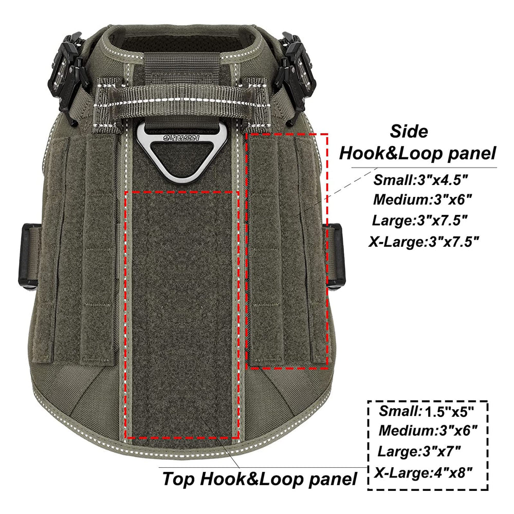 ICEFANG harnais sangles Molle latérales permettant d'attacher sacoches et accessoires