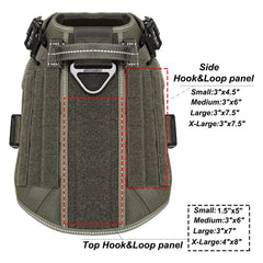 ICEFANG harnais sangles Molle latérales permettant d'attacher sacoches et accessoires