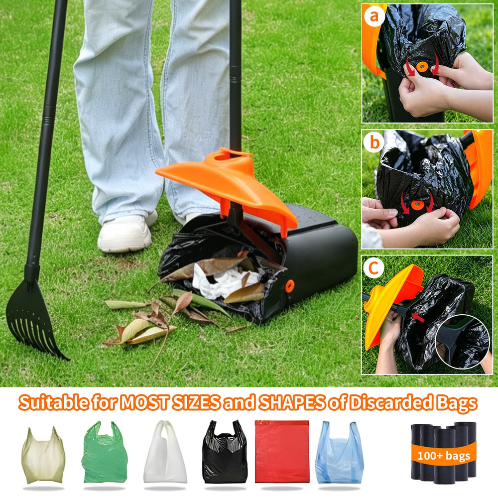ienjoyed manche métallique de 40 pouces montrant longueur ergonomique et posture droite