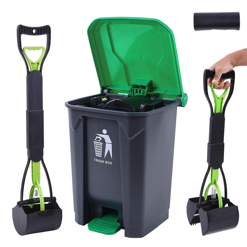 ienjoyed poubelle 20L vue de face, rangement hygiénique