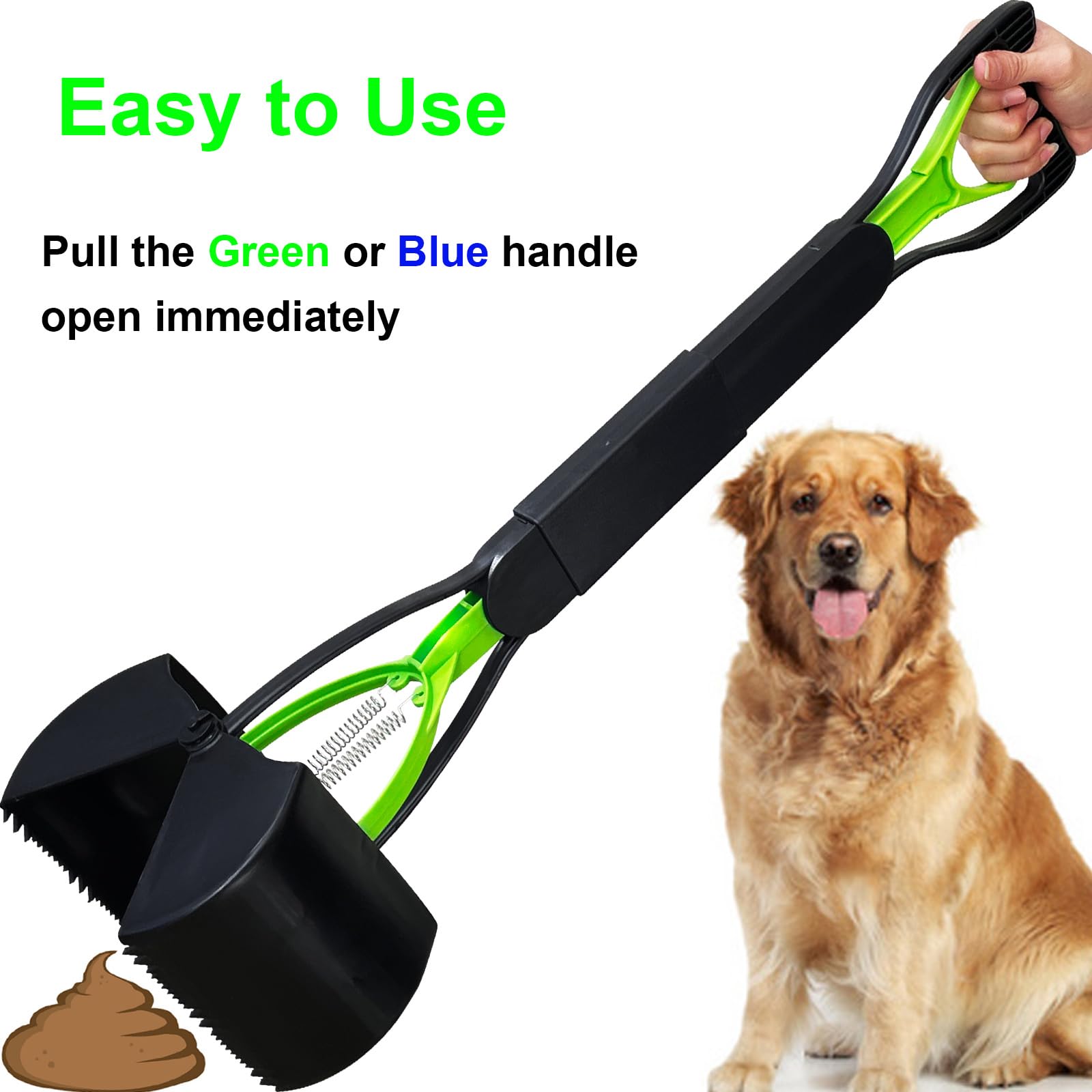 ienjoyed utilisation en jardin, collecte pratique des selles