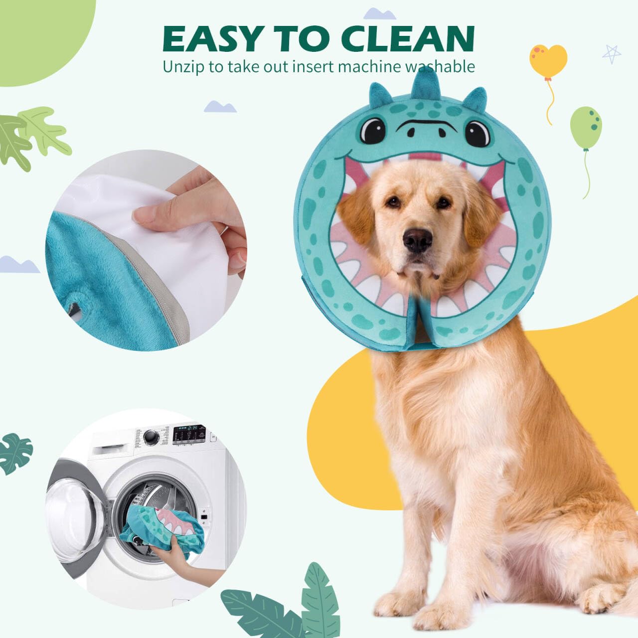 IEUUMLER motif teal dinosaur apporte protection et look ludique