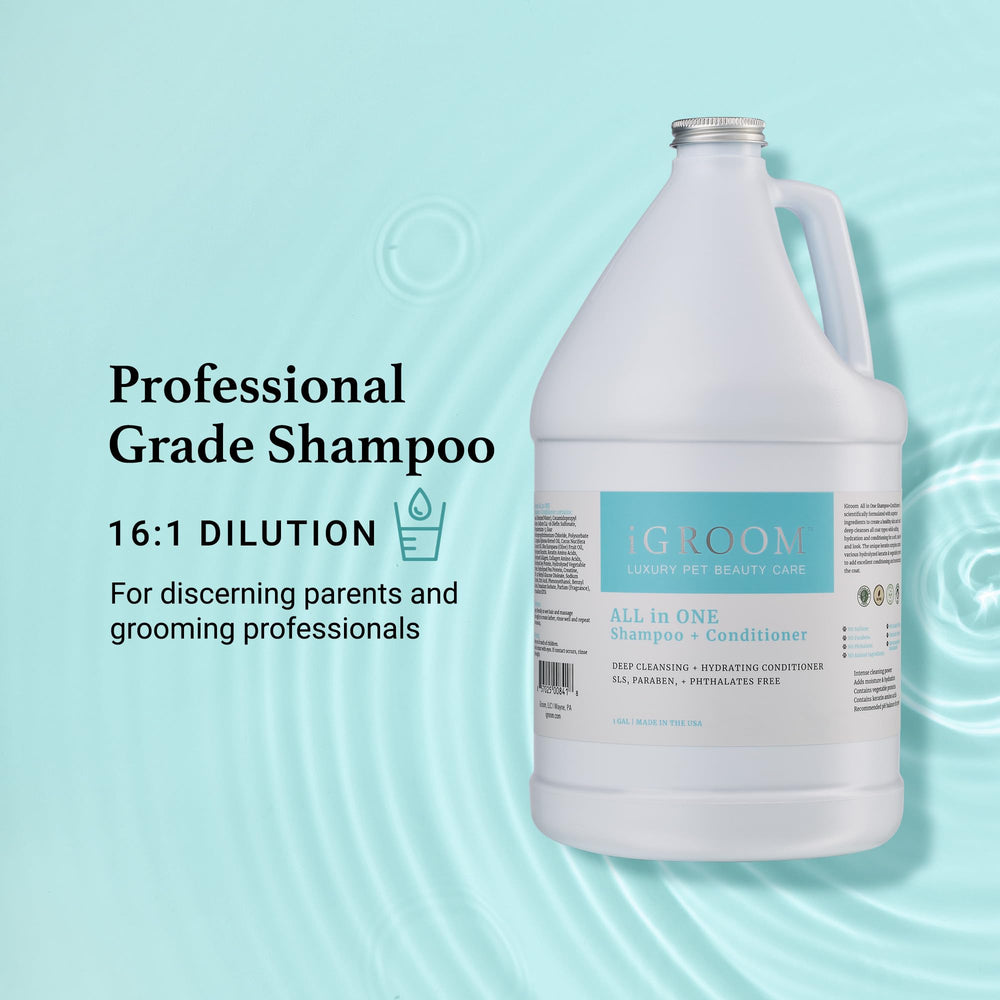iGroom application bain sur chien moyen facilitant le lavage et le démêlage