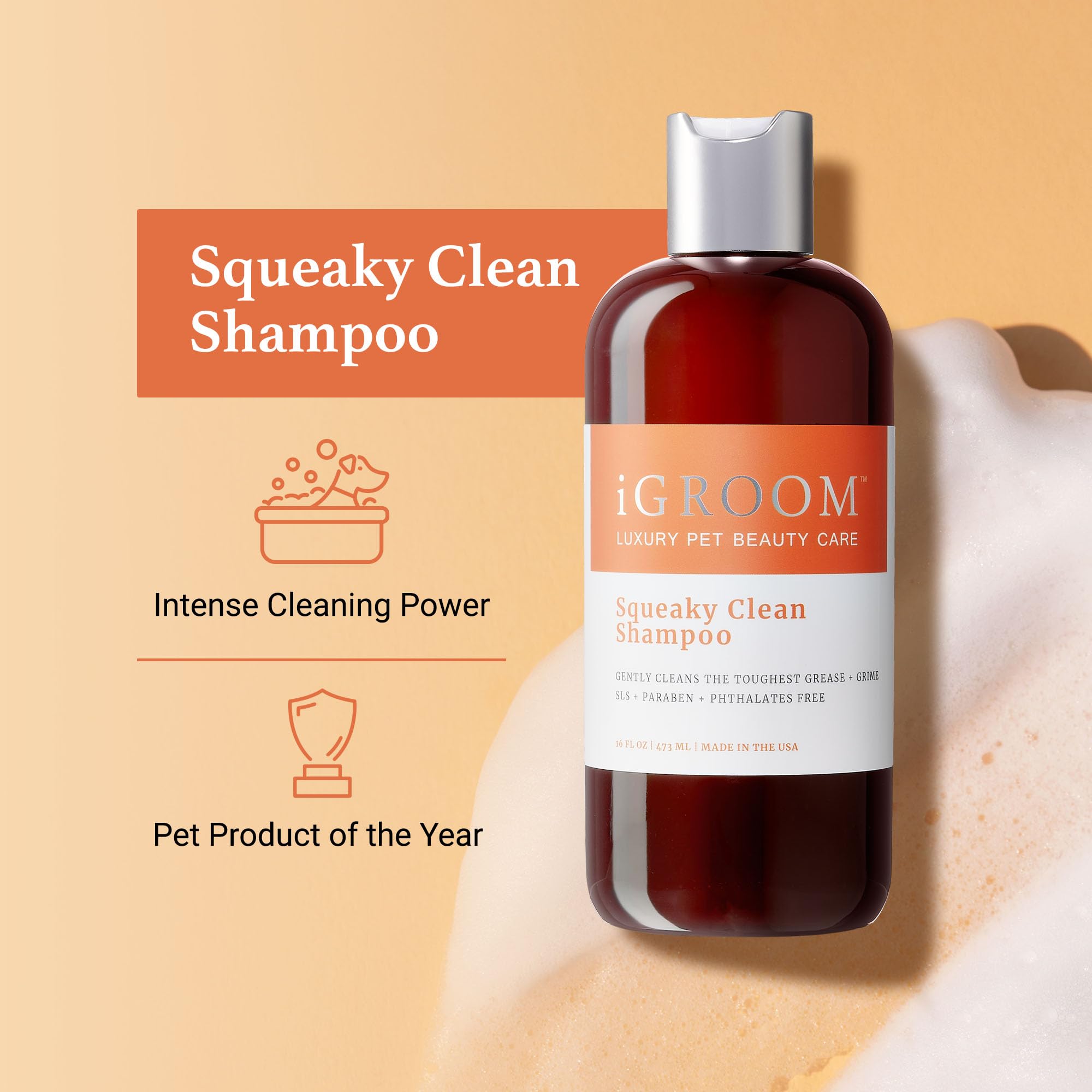 iGroom texture concentrée du shampooing pour rinçage facile