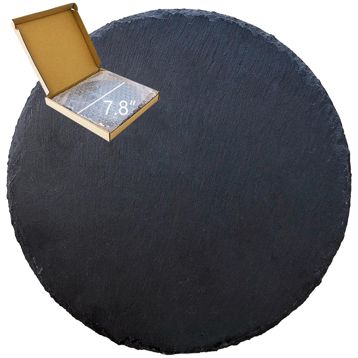 Tfwadmx plateau en pierre pour tortues et reptiles 7,8" – plaque chauffante, humidification lente et limage de griffes