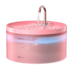 BEMOONY fontaine à eau pour chats Pink Cat 3,2 L — silencieuse, filtration tripartite