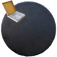 Tfwadmx plateau en pierre pour tortues et reptiles 7,8" – plaque chauffante, humidification lente et limage de griffes