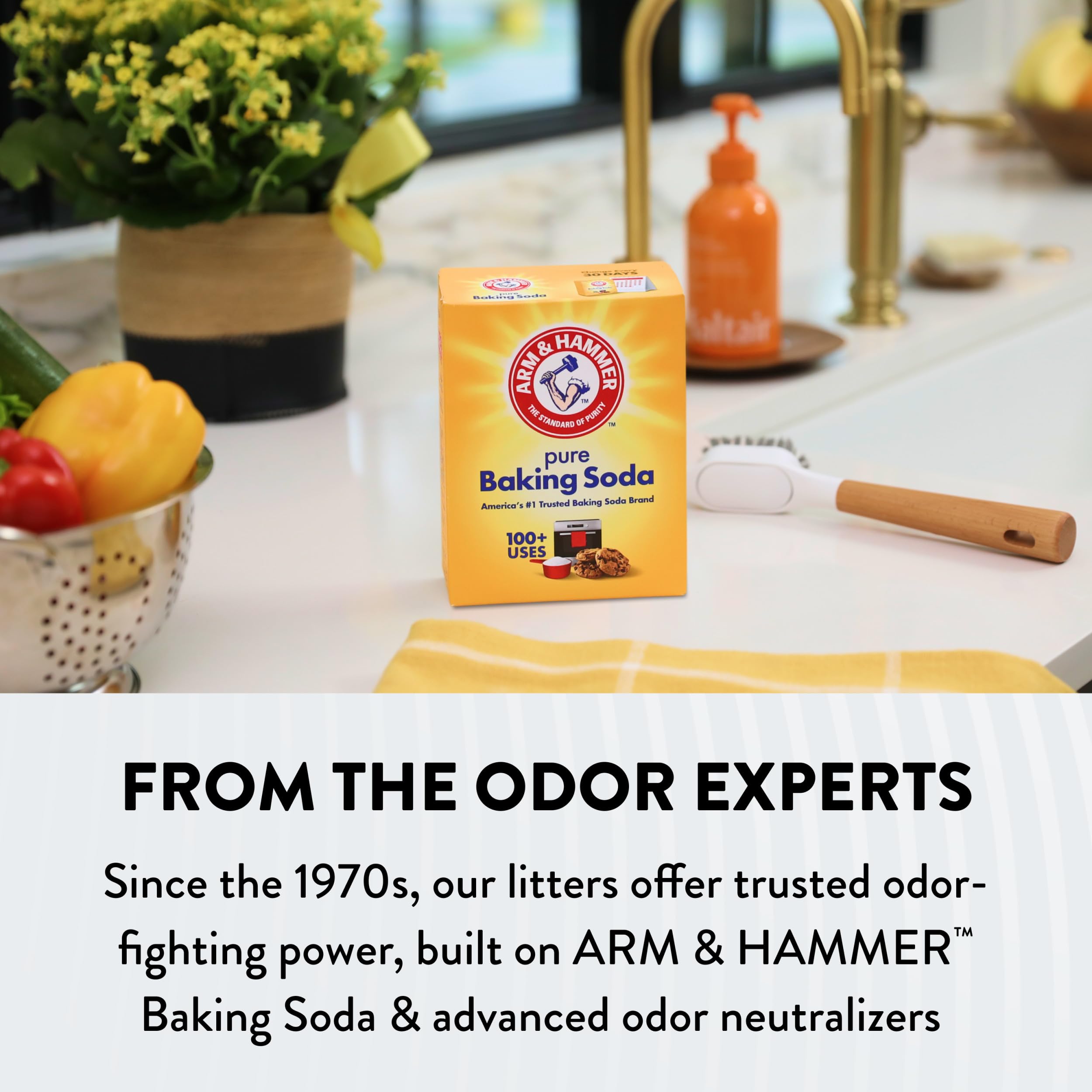 ARM & HAMMER litière agglomérante HardBall Garden Bloom 3,86 kg — 99,9% sans poussière, contrôle odeurs 20 jours