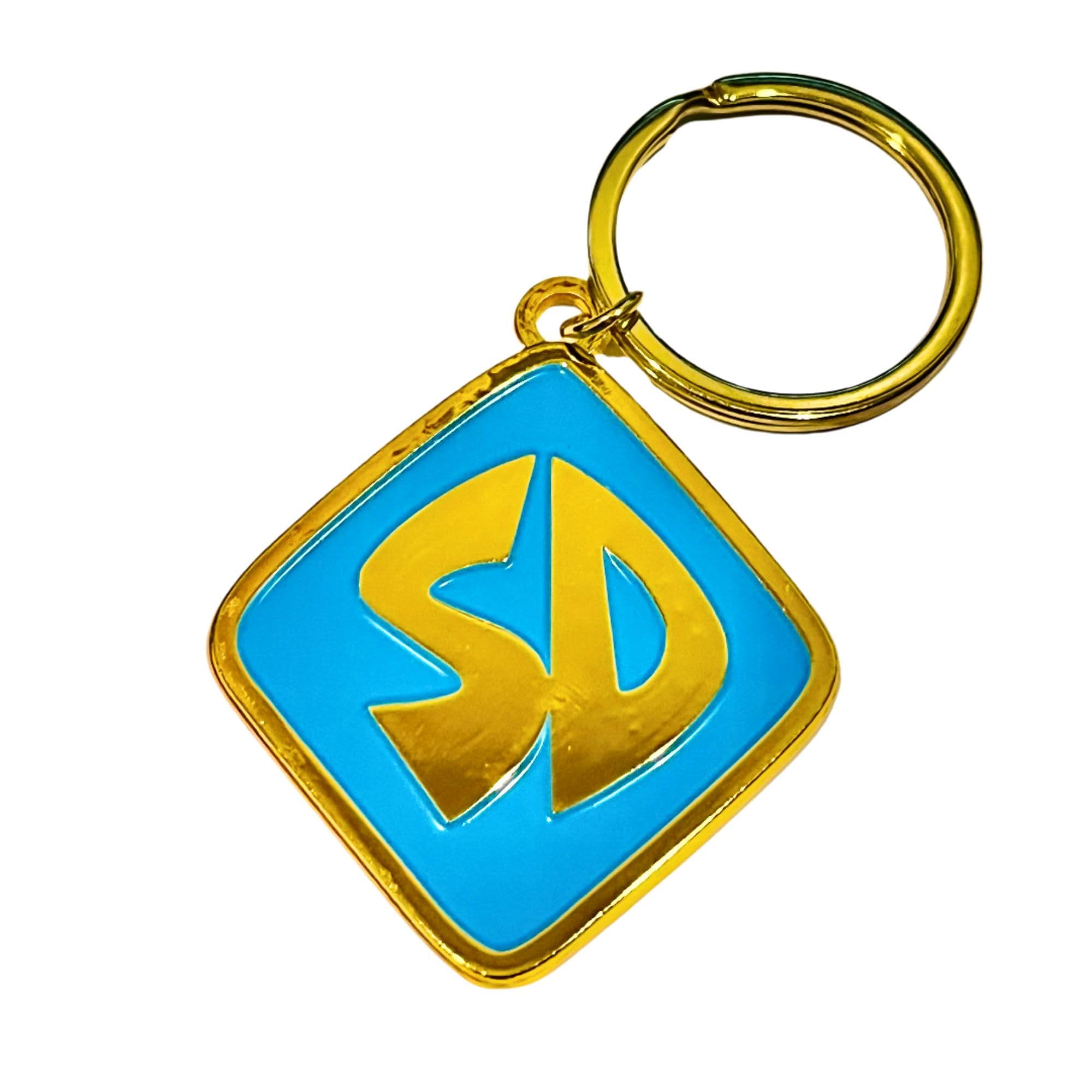 ImagineeringDepot SD Tag face avant dorée, finition élégante et visible