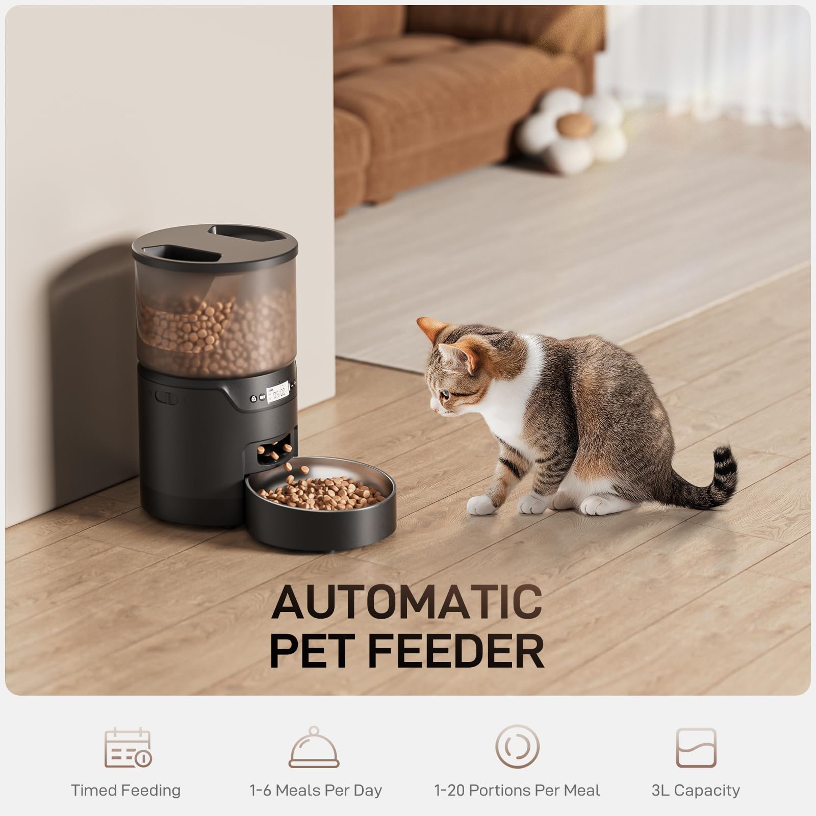 IMIPAW PET sachet déshydratant avec croquettes, conserve la fraîcheur des aliments