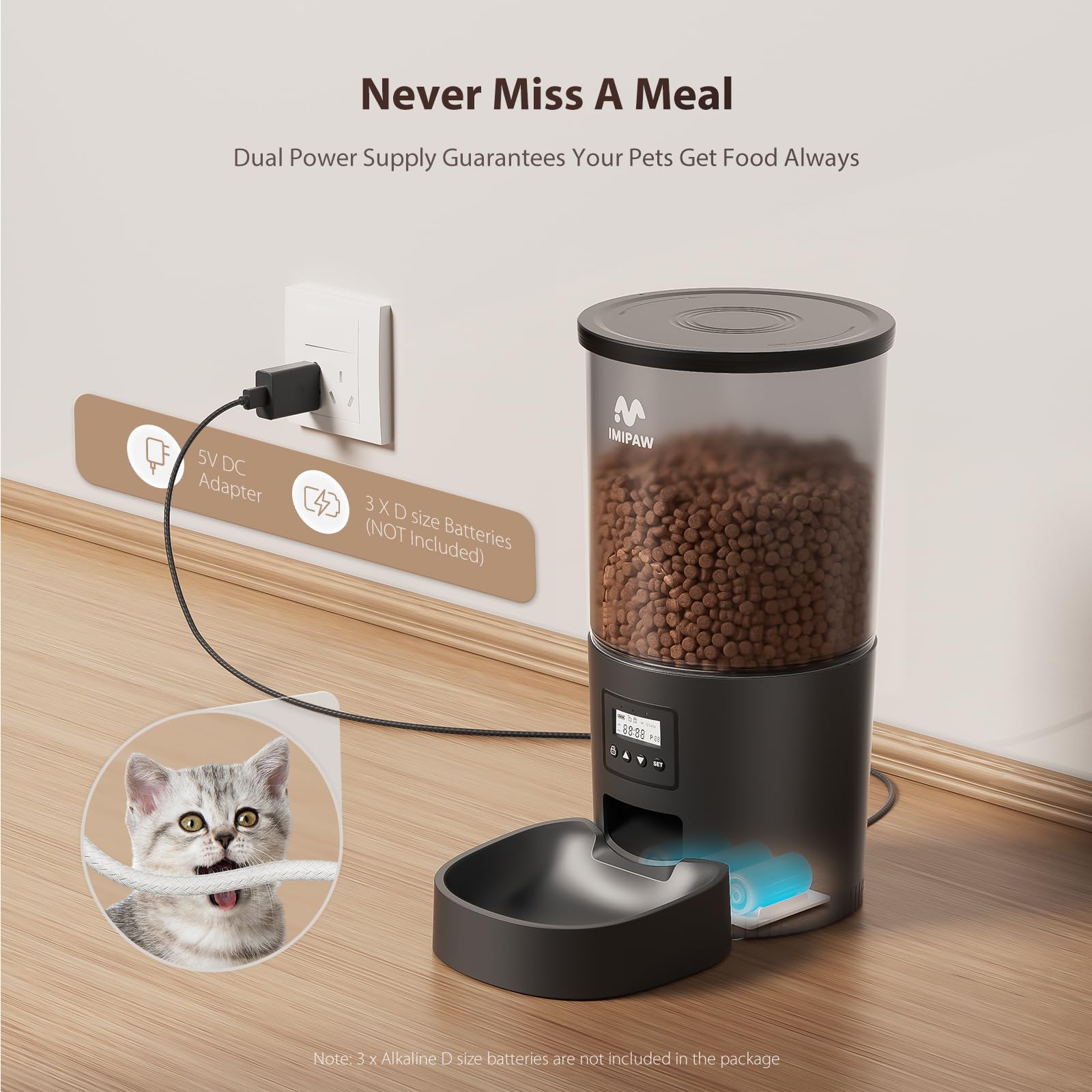 IMIPAW bouche d'alimentation anti-bouchage garantissant distribution régulière