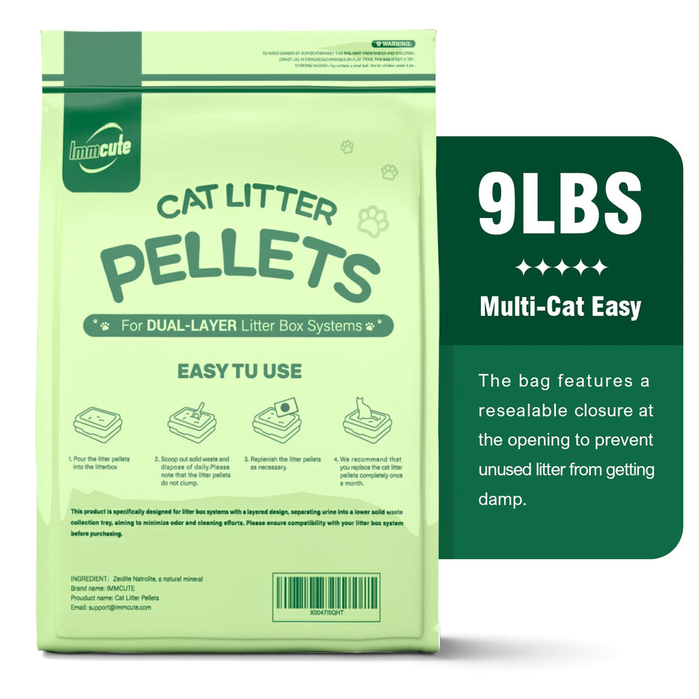 IMMCUTE comparaison taille des pellets illustrant diamètre 4 mm