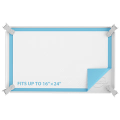 IMMCUTE vue avant du porte-tapis, maintien sûr du tapis