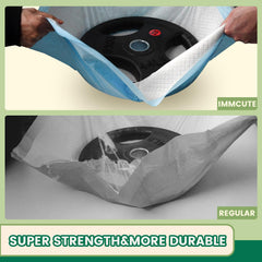 IMMCUTE bordure étanche et film plastique protégeant les sols