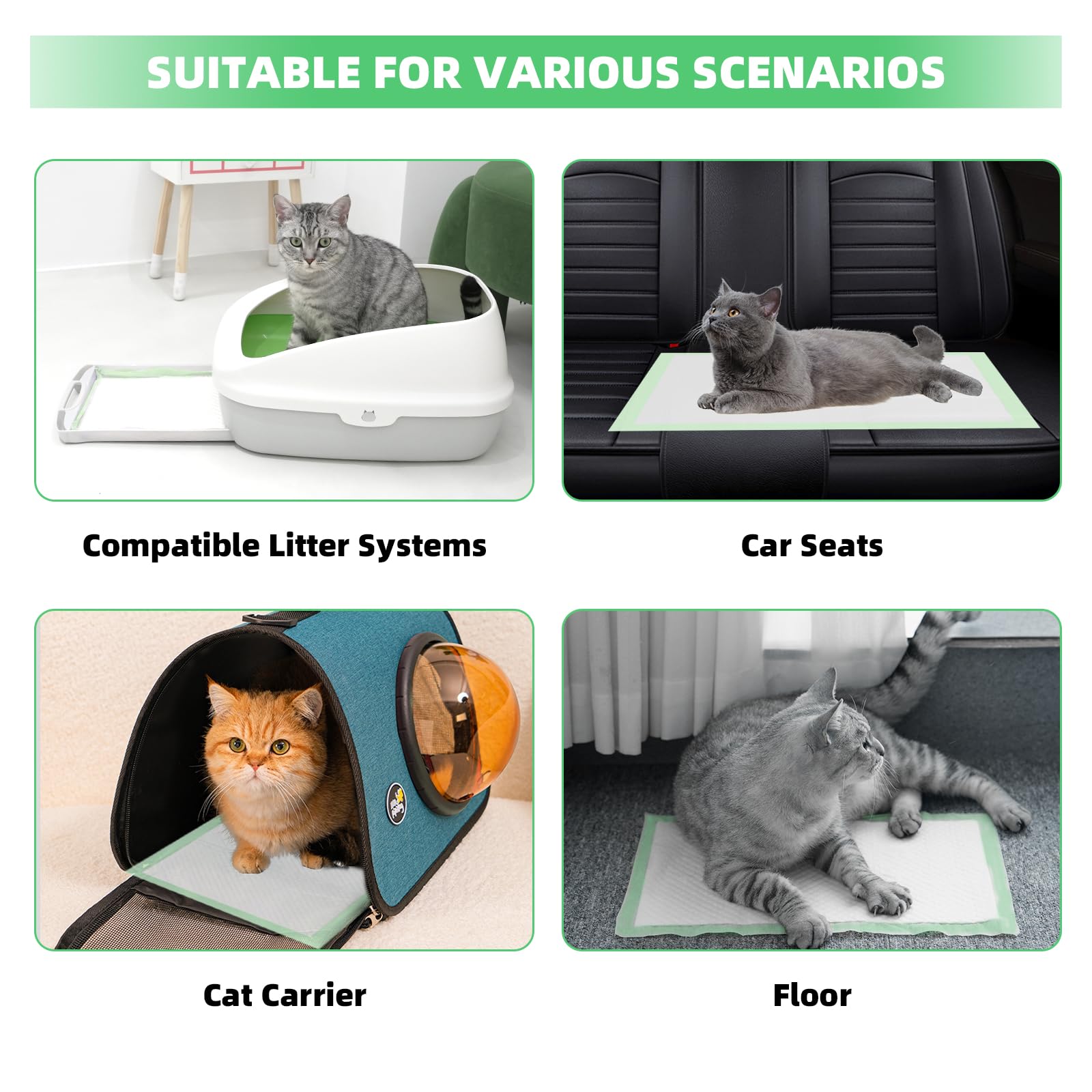IMMCUTE lot de 30 tapis présentation économique et stockage facile