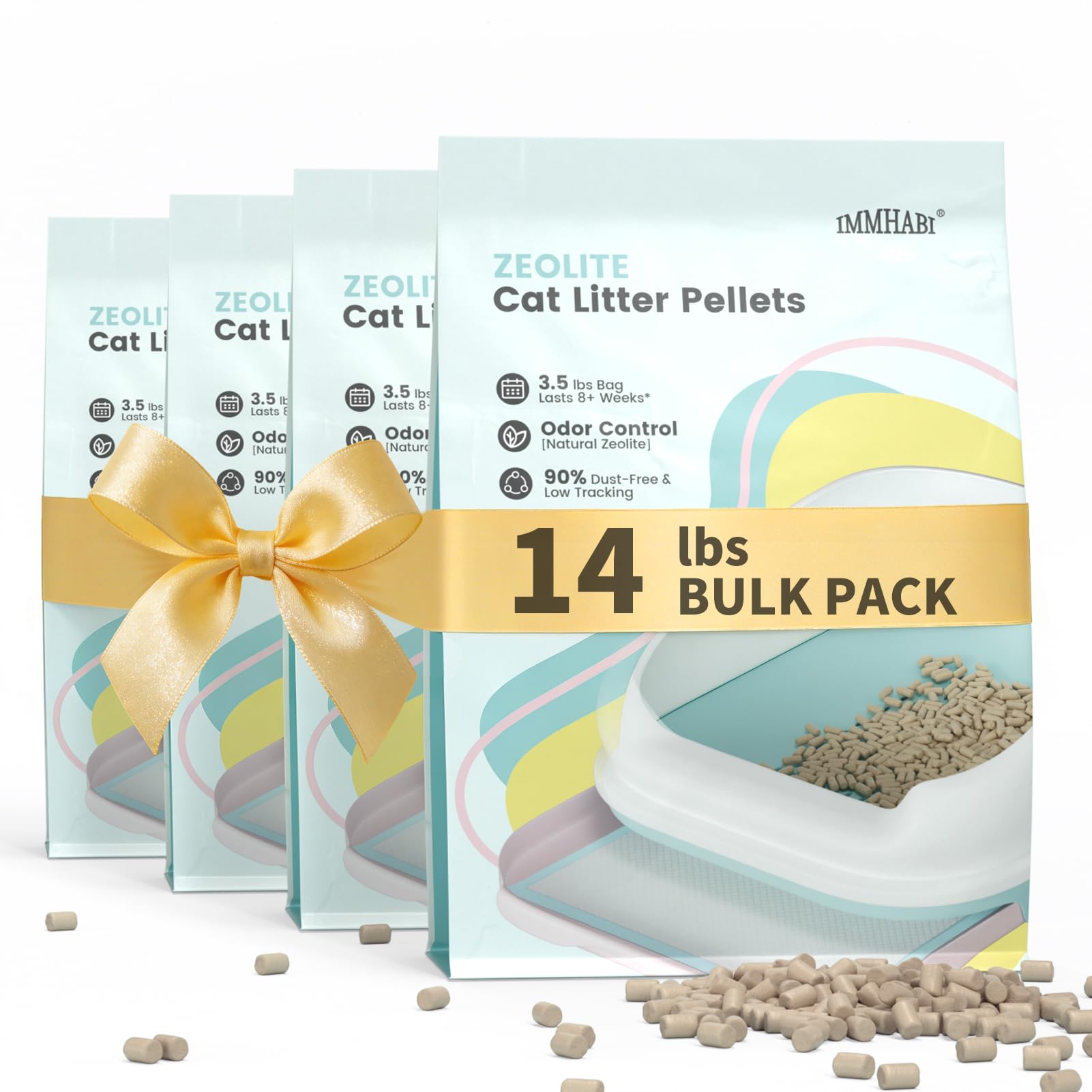 IMMHABI emballage avant montrant format 14 lb et économie