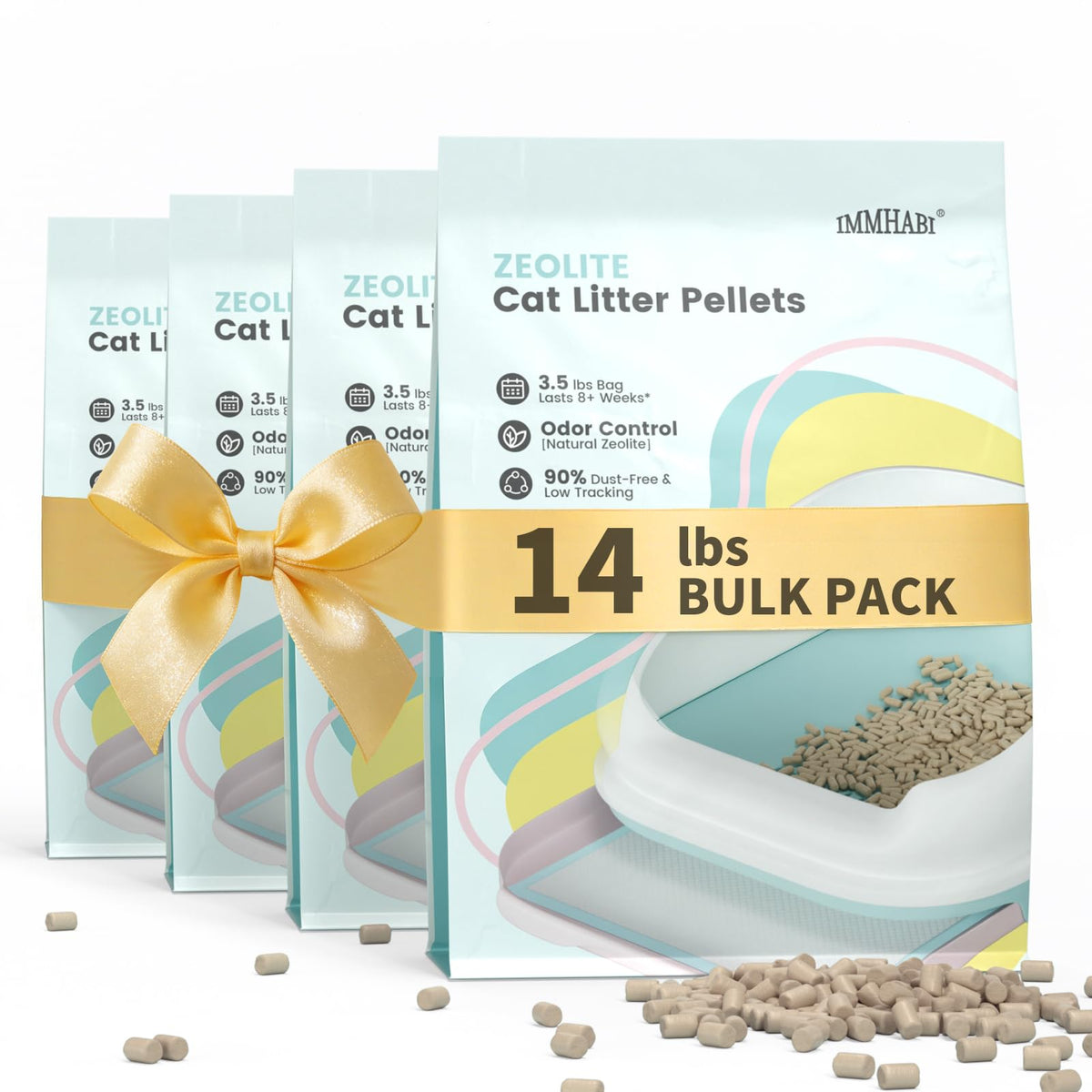 IMMHABI emballage avant montrant format 14 lb et économie