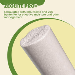 IMMHABI granulés dans un bac double couche, favorise absorption vers le pad
