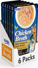 INABA Churu Broth sachet face montrant emballage pratique et appétence