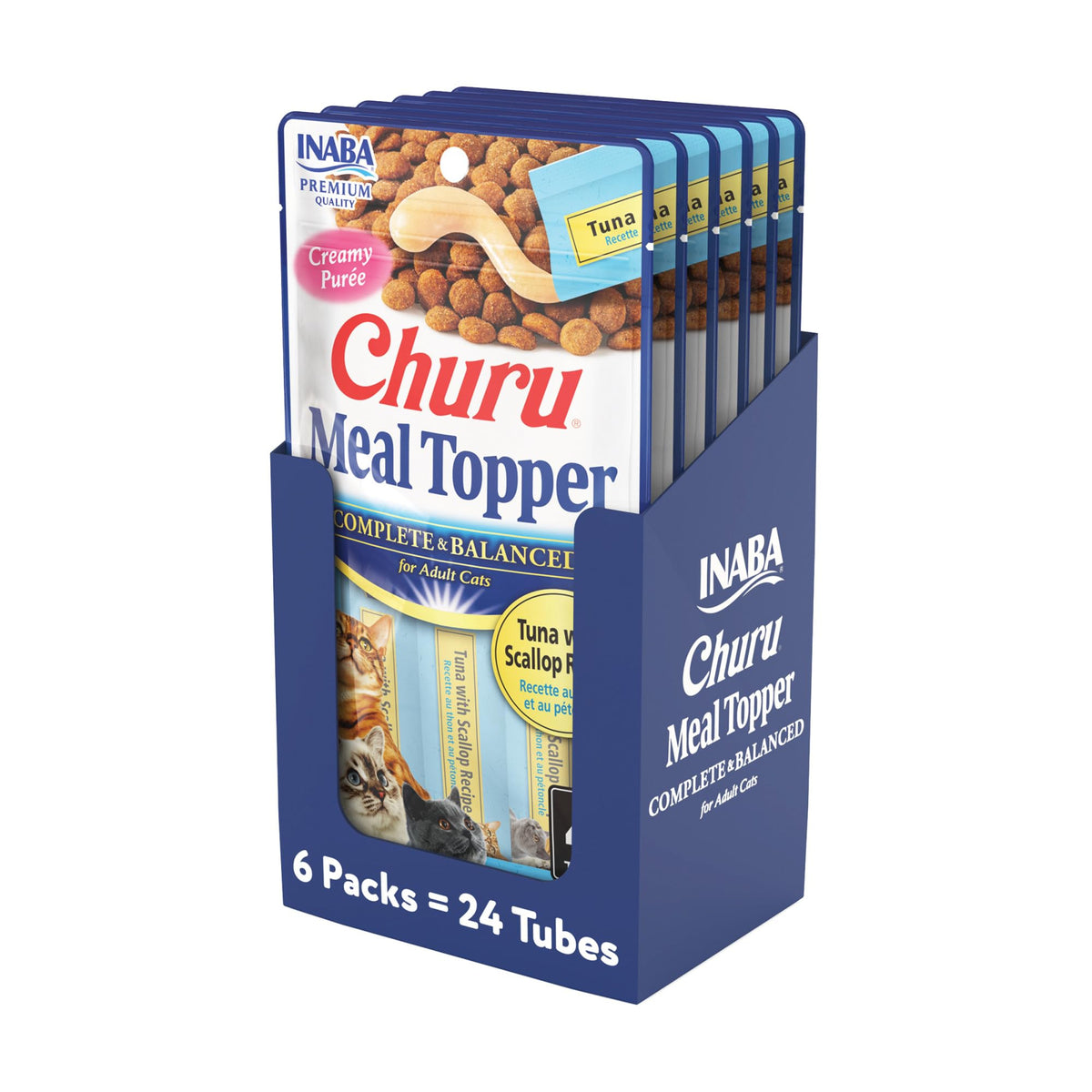 INABA emballage avant montrant lot de 24 tubes, aperçu clair et utile