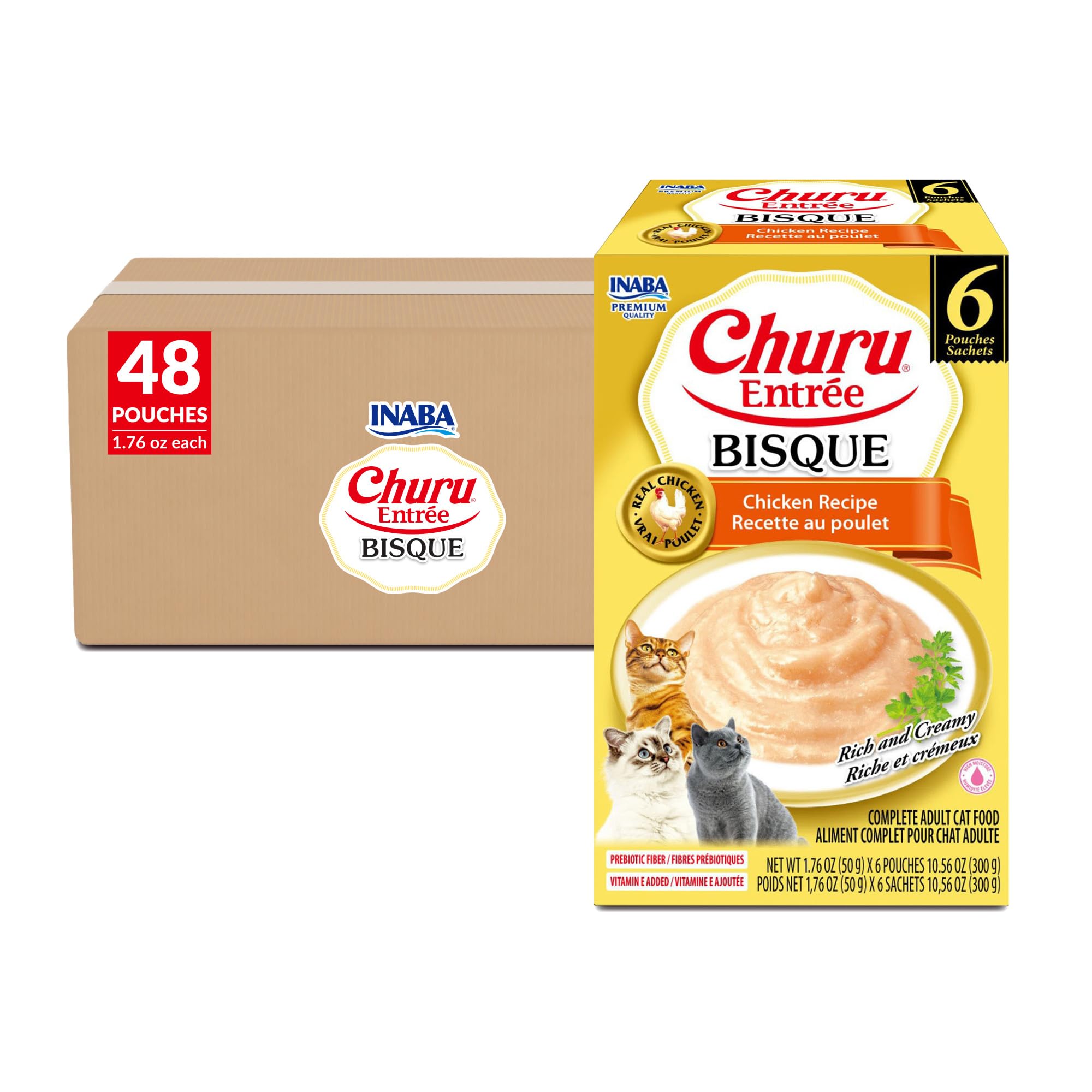 INABA emballage avant montrant sachets pratiques et portionnés