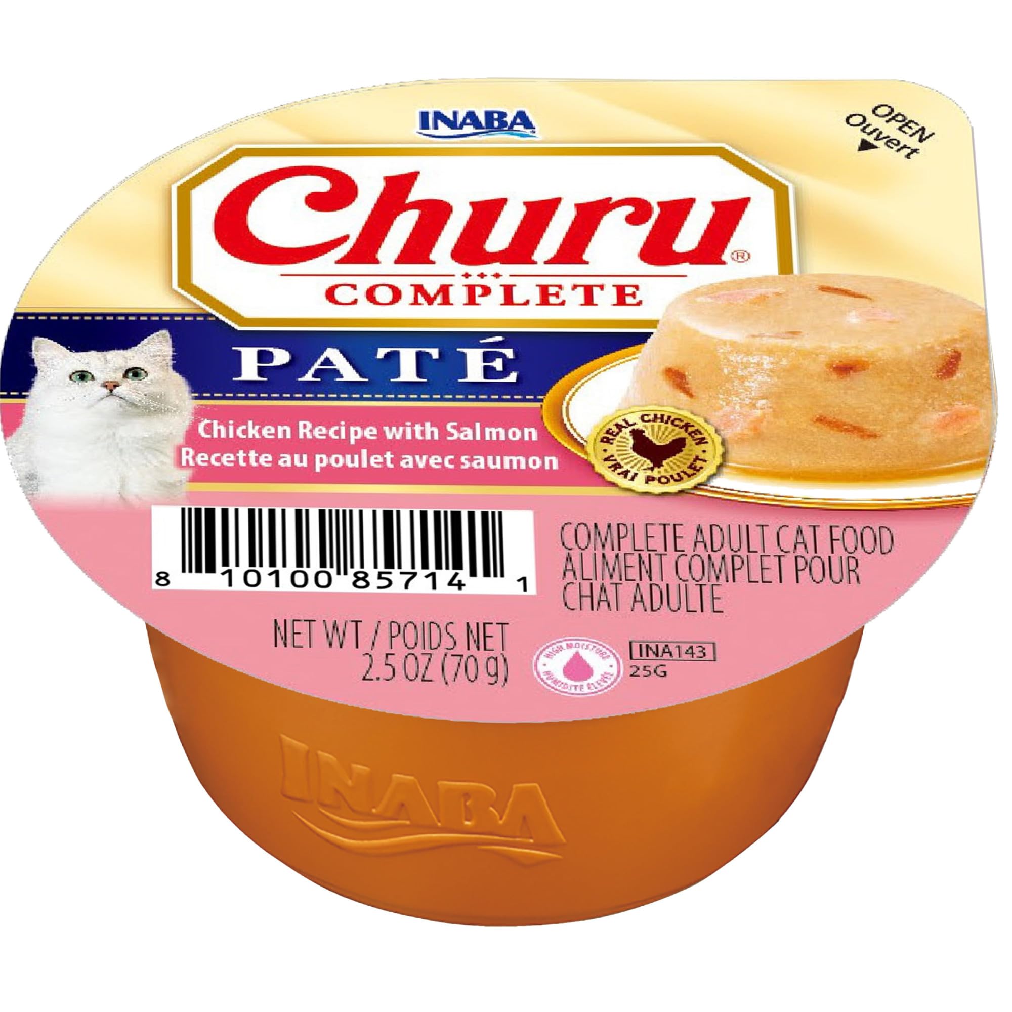INABA Churu servi en gamelle illustrant hydratation et praticité