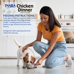 INABA gros plan effiloché de poulet apportant protéines réelles