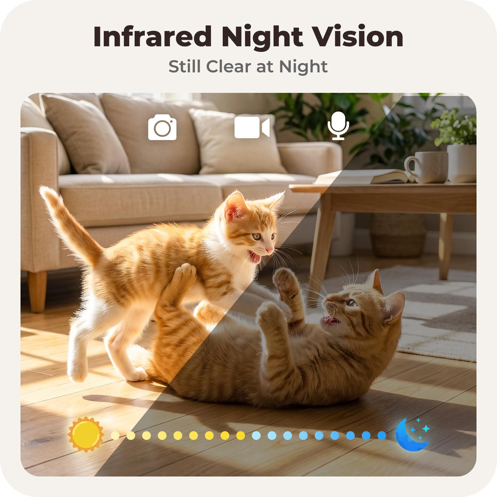 Inetzora réservoir transparent 360° montrant niveau de croquettes