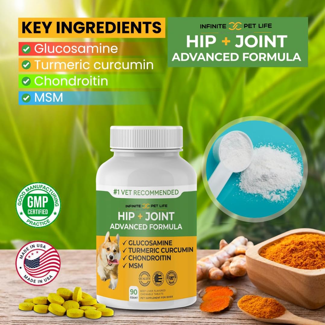 Infinite Pet Supplements chien mange comprimé offrant acceptation rapide