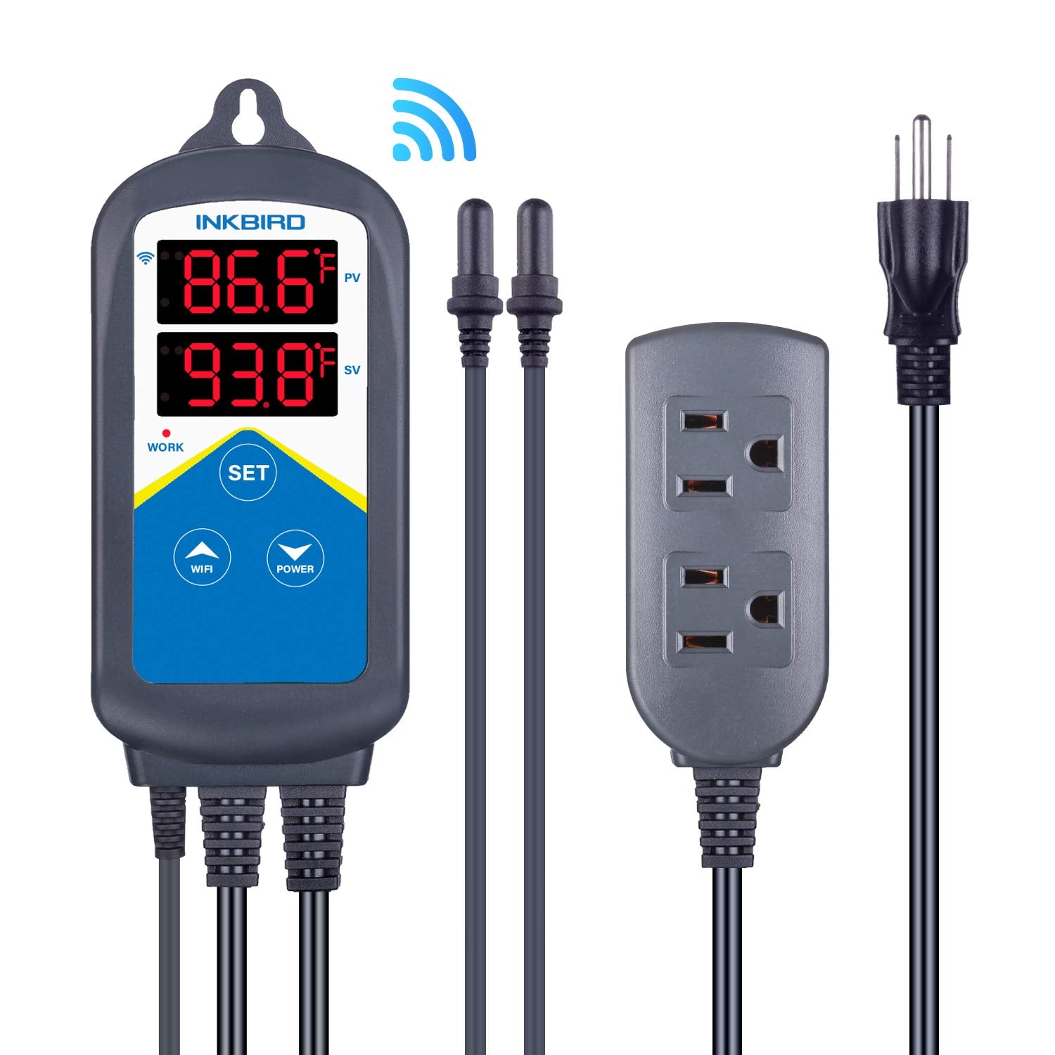 Inkbird ITC-306A face avant montrant écran et boutons, contrôle précis de température