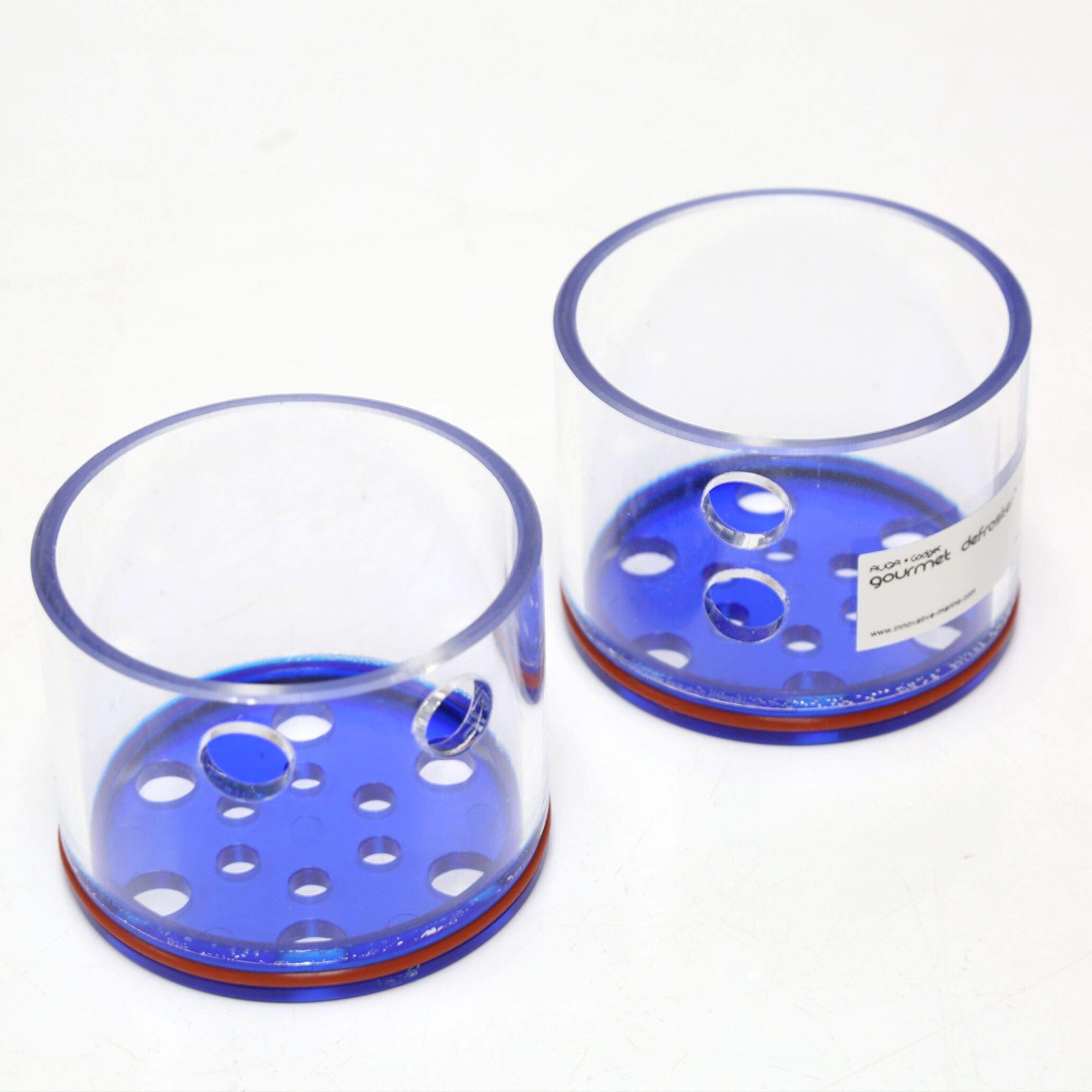 Innovative Marine gros plan sur coupe montrant texture et diffusion précise des aliments