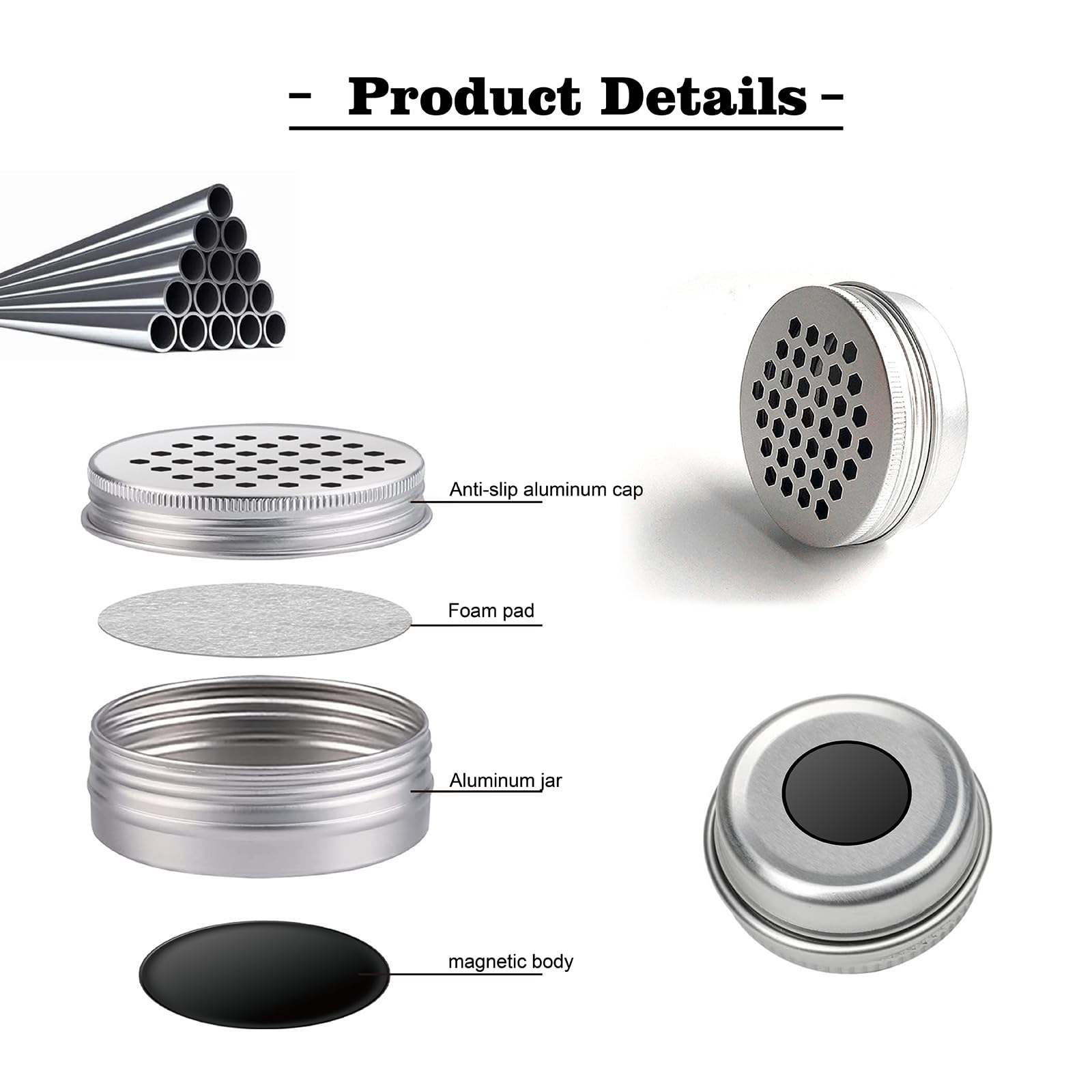 INNOYUMLIN pastille magnétique montrant fixation sûre et réutilisable