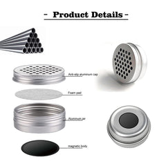 INNOYUMLIN pastille magnétique montrant fixation sûre et réutilisable
