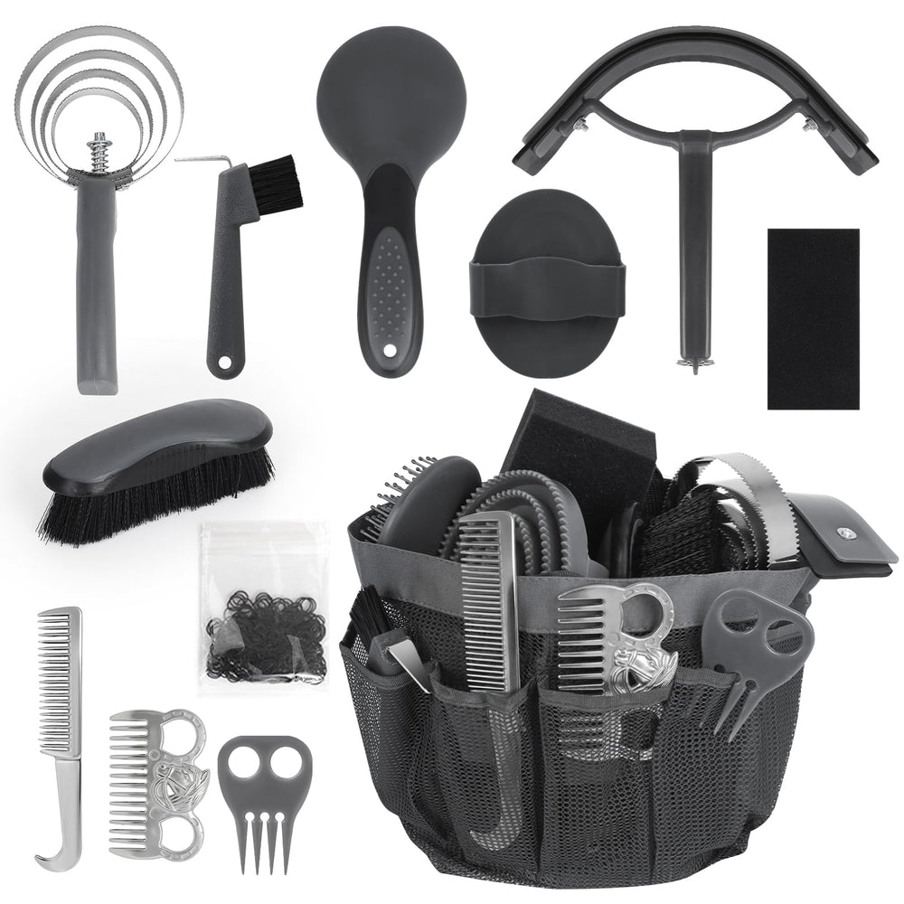 inoreal face du kit de pansage montrant contenu et organisation pratique