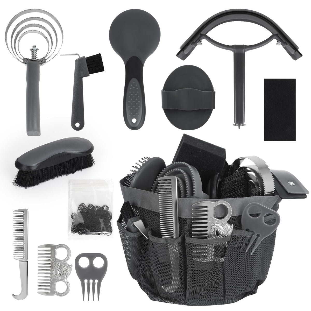 inoreal face du kit de pansage montrant contenu et organisation pratique