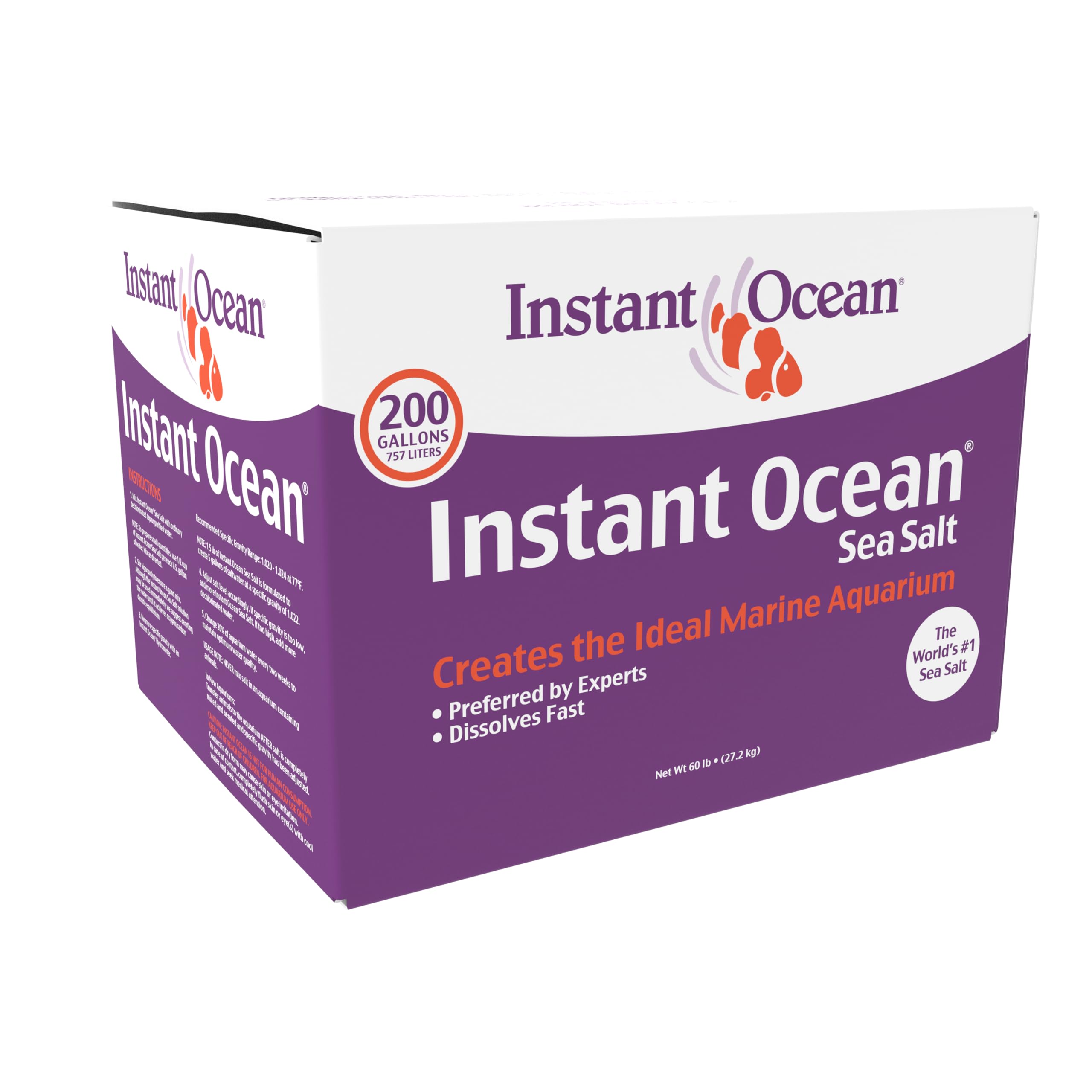 Instant Ocean mesure avec gobelet pour dosage précis et fiable