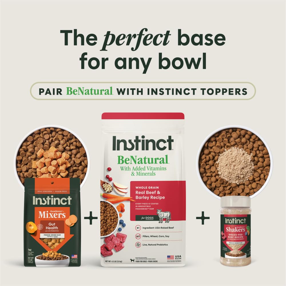 Instinct comparaison taille sac et main indiquant portion pratique