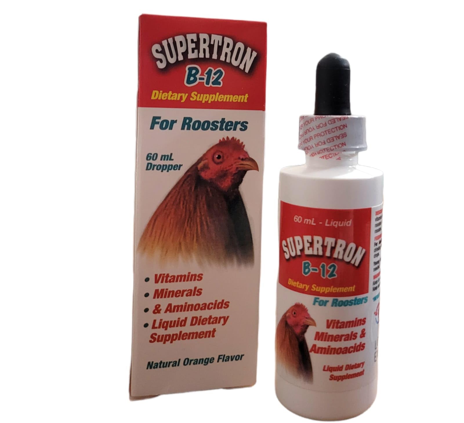Interfarma Supertron B-12 comparaison taille pour évaluer volume et portionnement