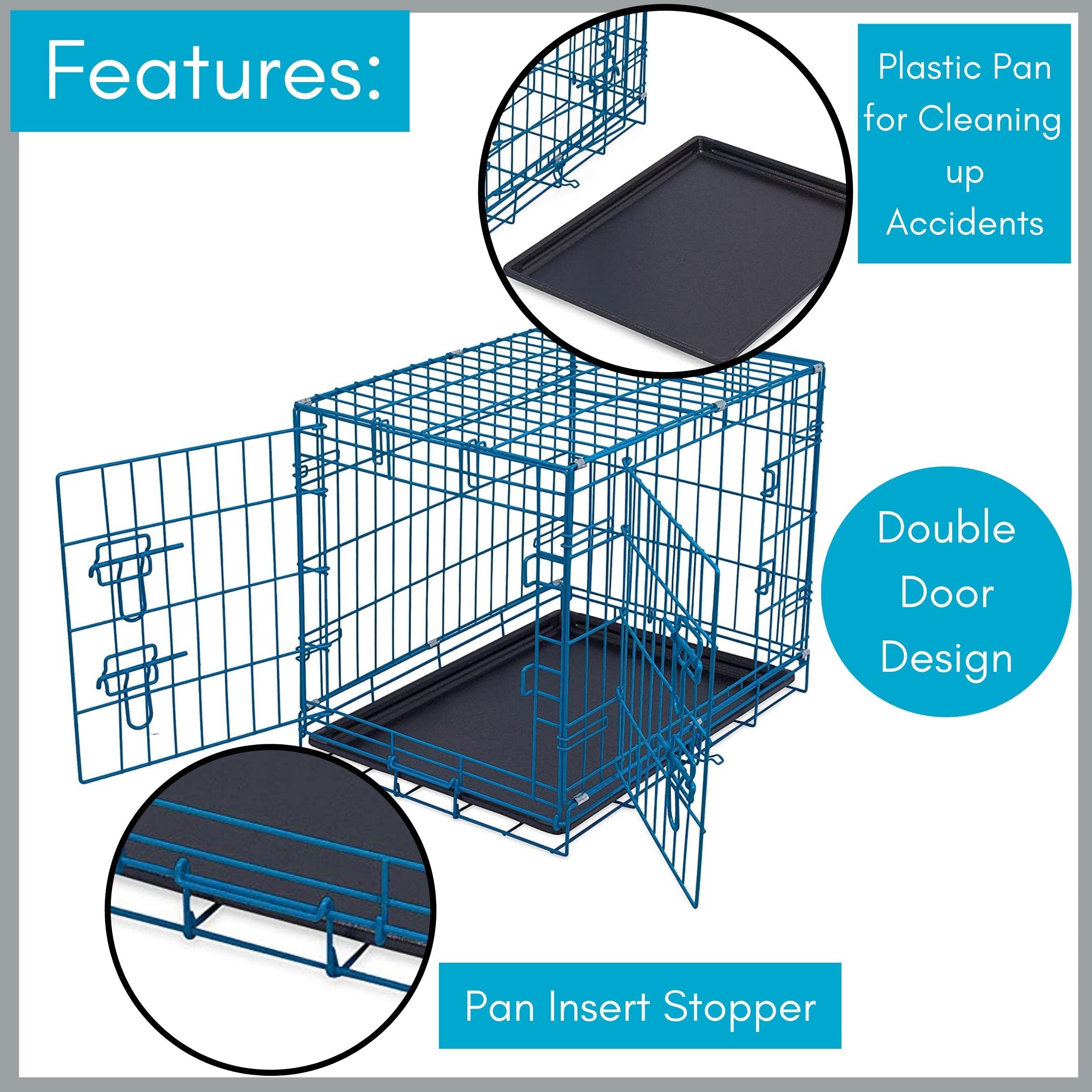 Internet's Best cage pliée montrant rangement compact et facilité de transport