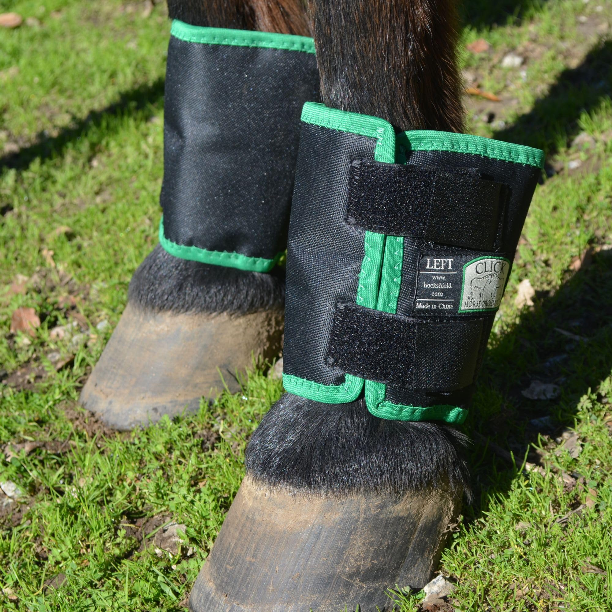 Intrepid Click Horse étiquette et liseré vert identifie produit professionnel