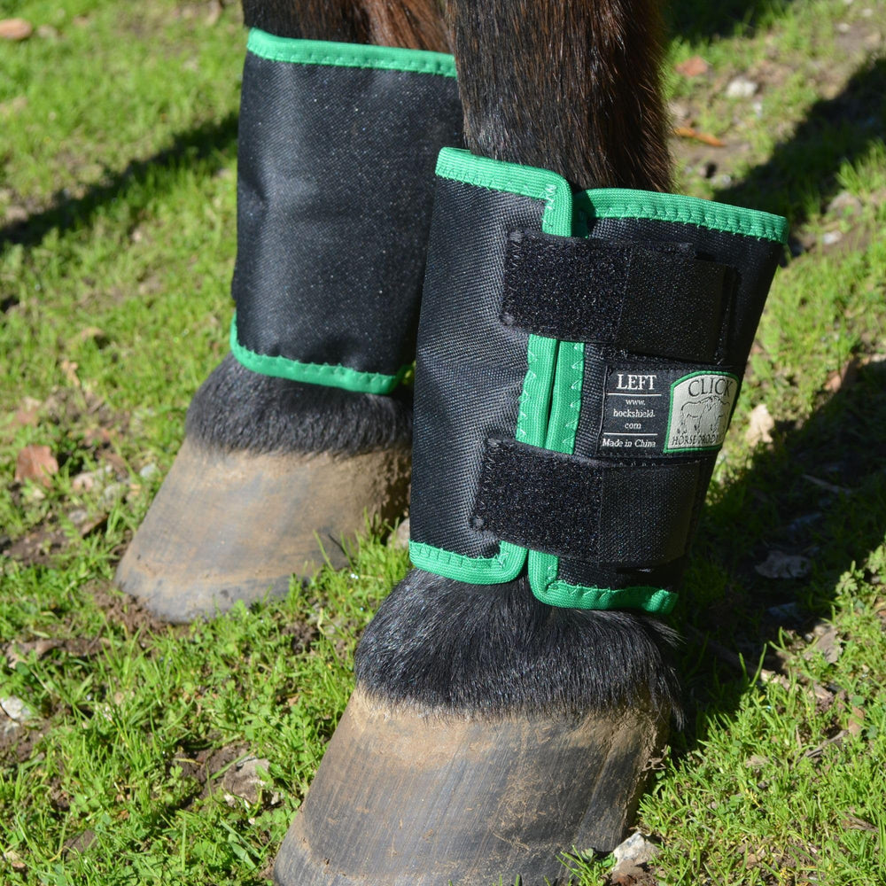 Intrepid Click Horse étiquette et liseré vert identifie produit professionnel