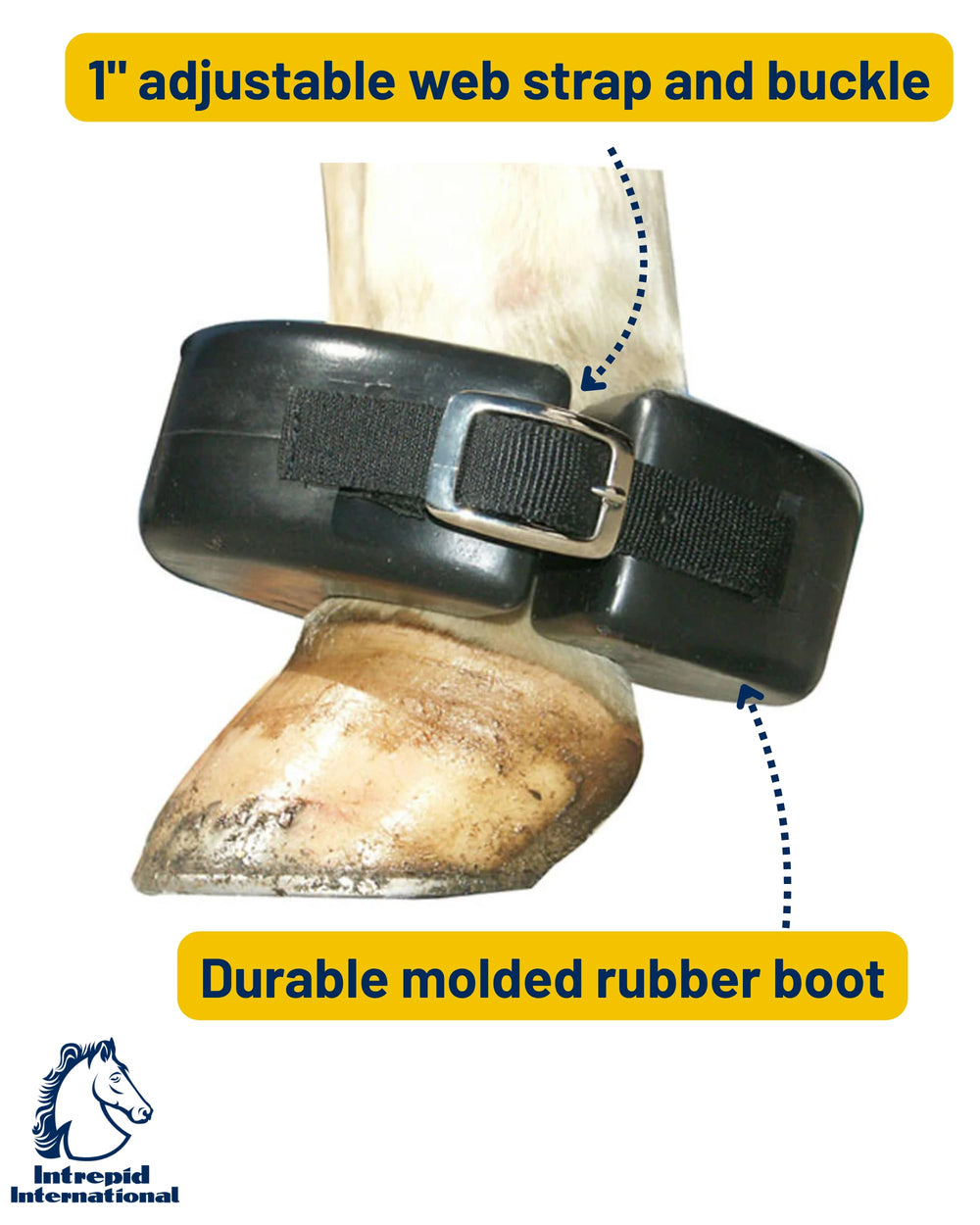 Intrepid International botte profil montrant forme donut, réduction du frottement