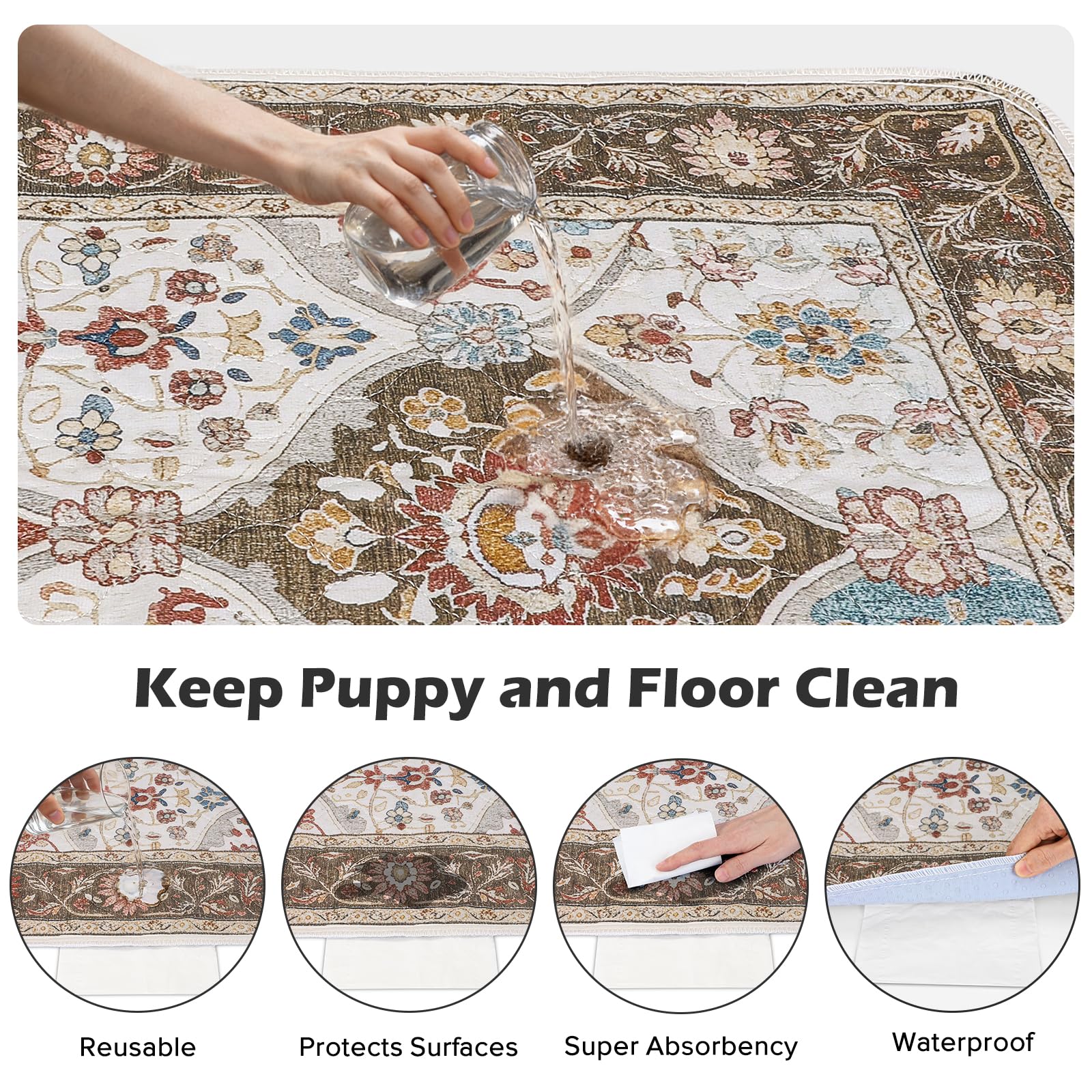 INVENHO gros plan de la surface douce offrant confort et absorption rapide