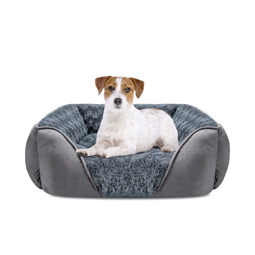 INVENHO vue avant du lit pour chien montrant bords surélevés et confort