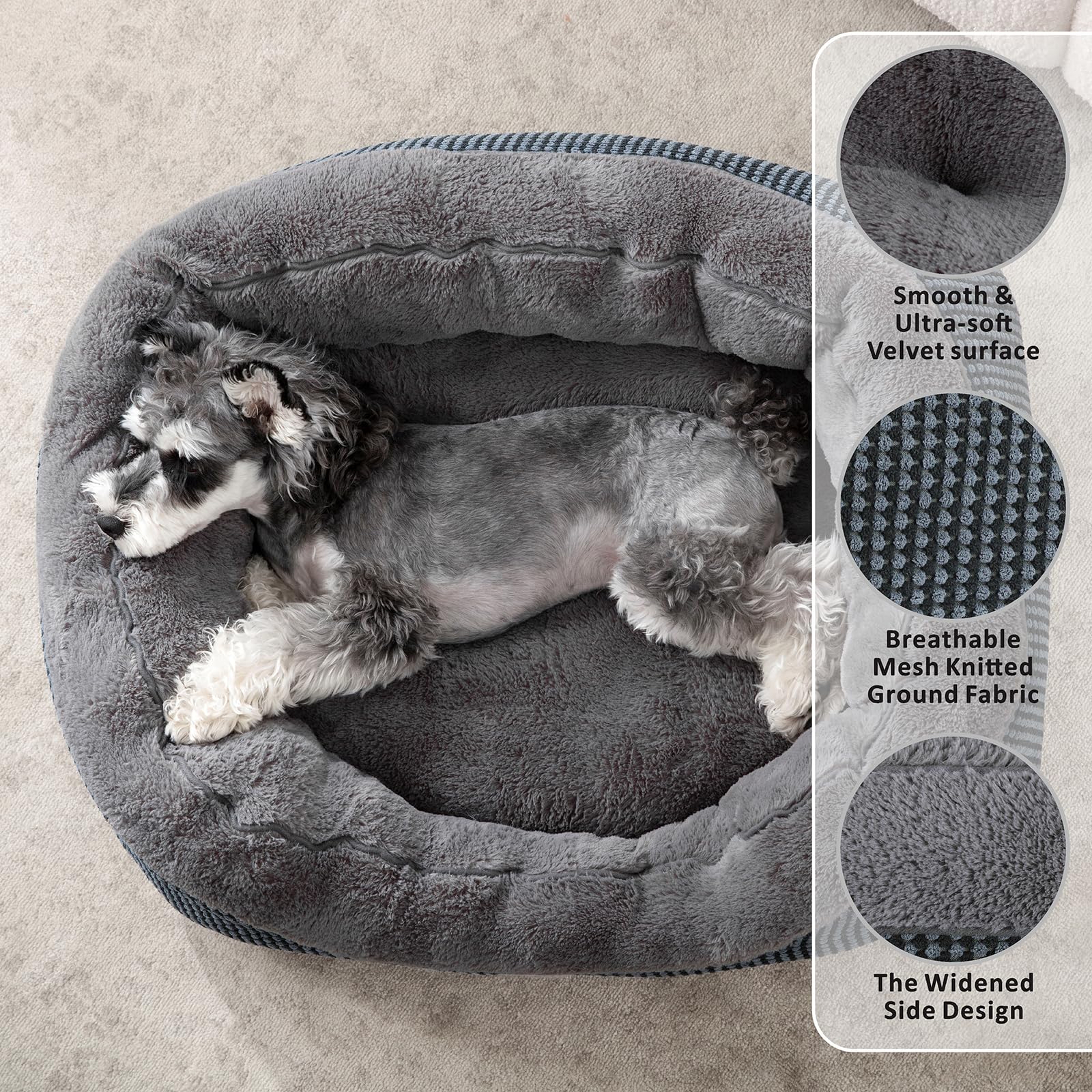 INVENHO gros plan peluche douce pour apaiser et réchauffer