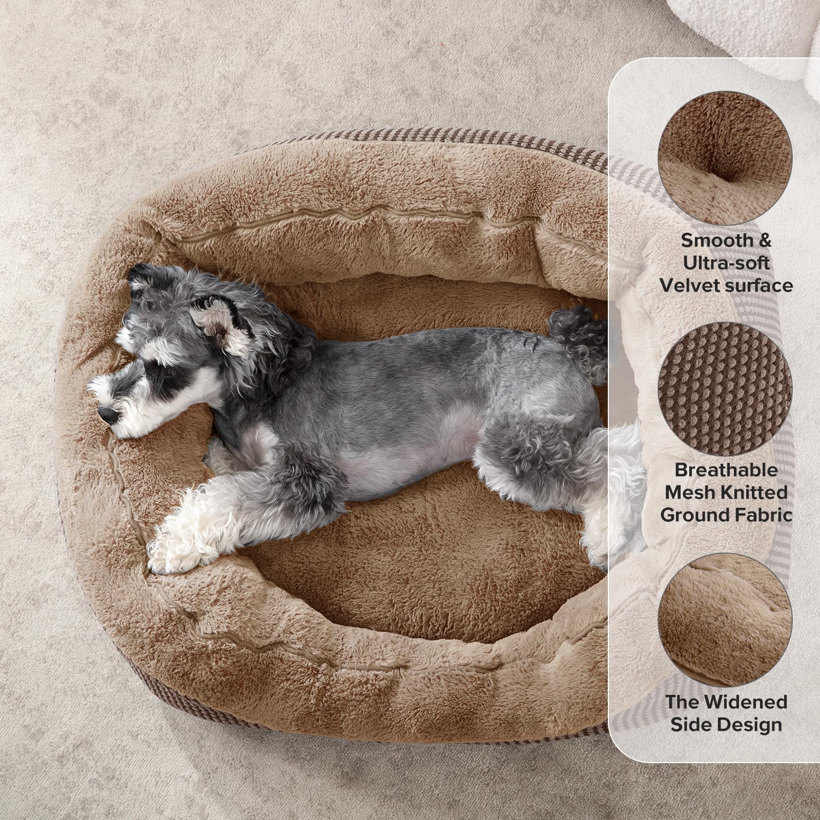 INVENHO gros plan peluche douce montrant texture apaisante