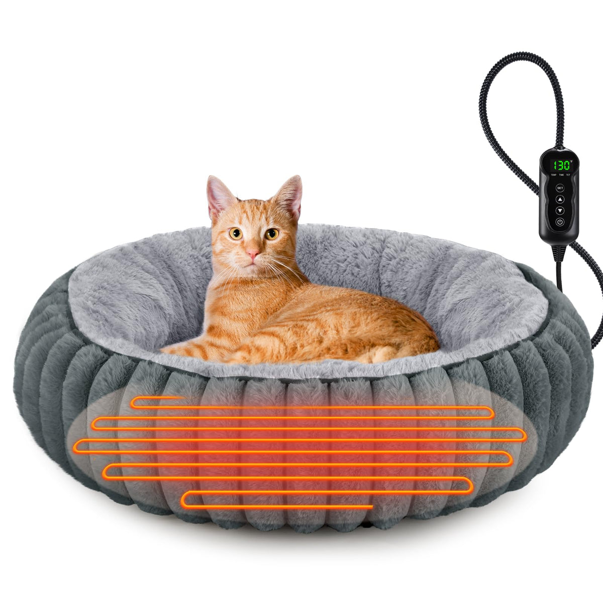 INVENHO lit donut face avant montrant confort et soutien