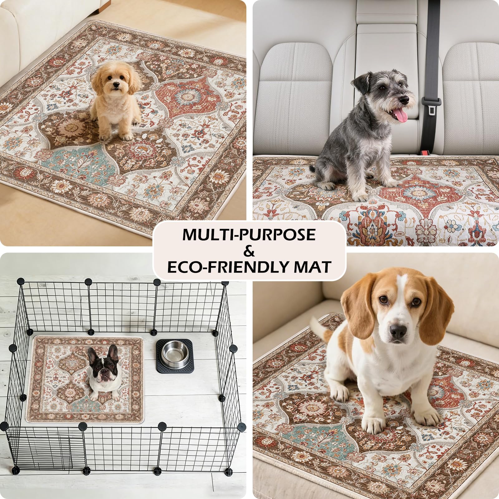 INVENHO tapis plié et compact facile à transporter pour voyages et sorties